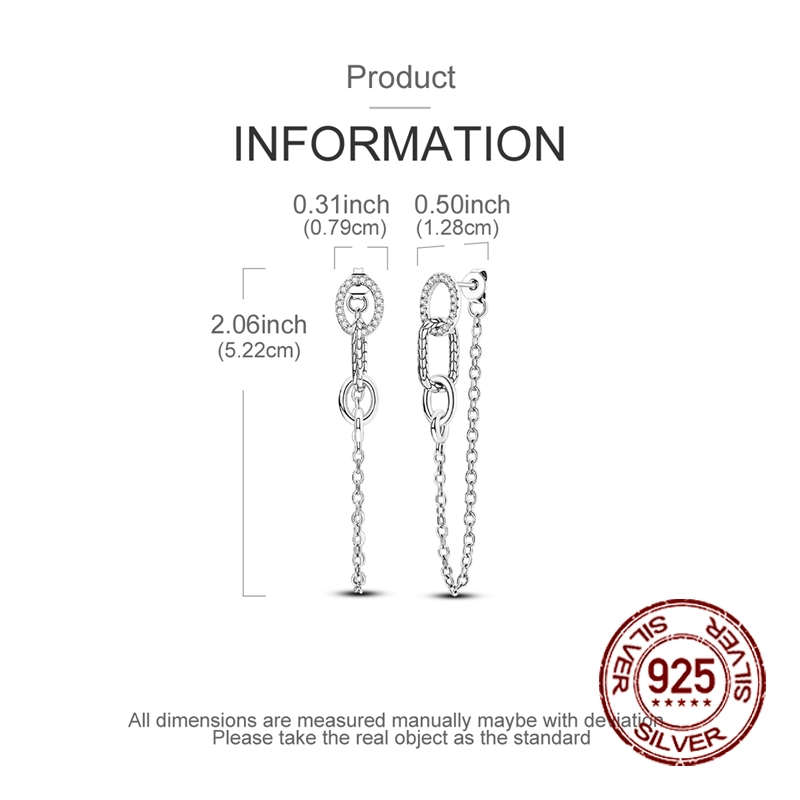 Women's 925 Silver Geometric Snake Bone Texture Stud Earrings